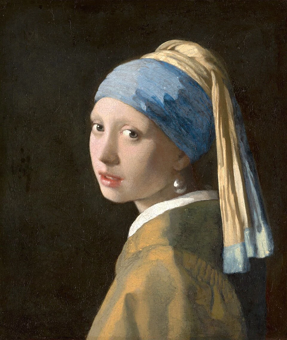 Girl with a Pearl Earring by Johannes Vermeer focus art - HealthyKnots
