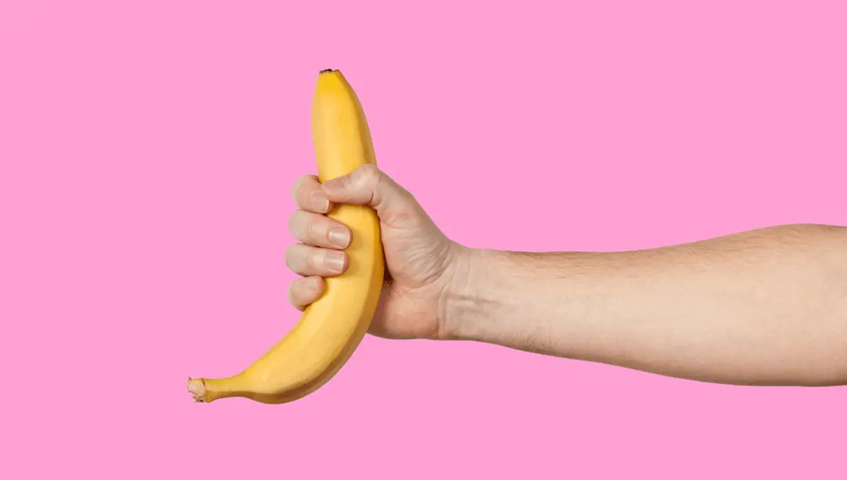 male masturbation banana symbole