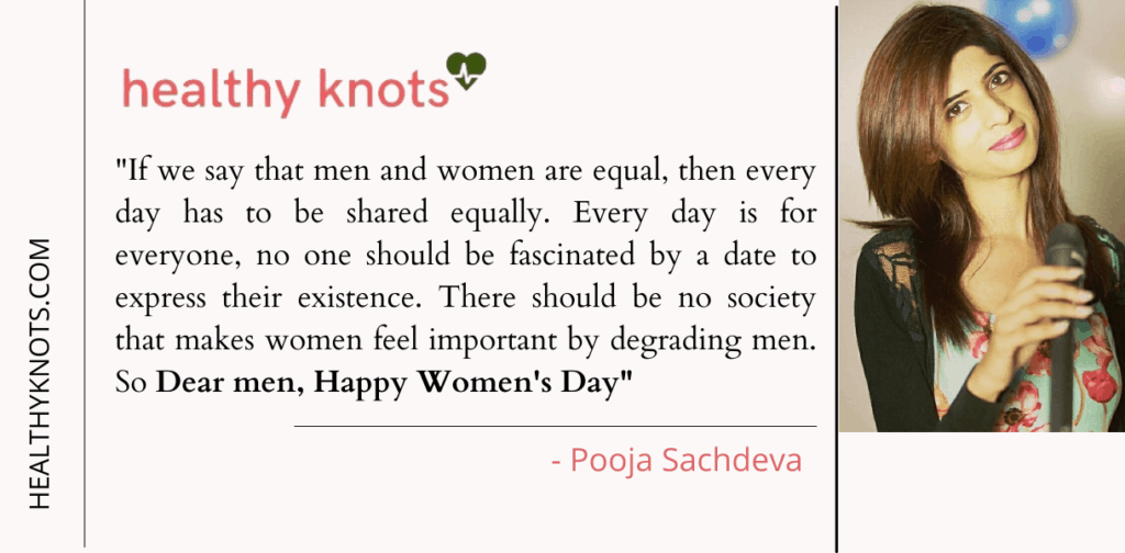 HAPPY WOMENS DAY POOJA SACHDEVA